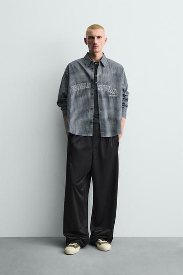 Zara Жаккардовые джоггеры в полоску купить с доставкой.