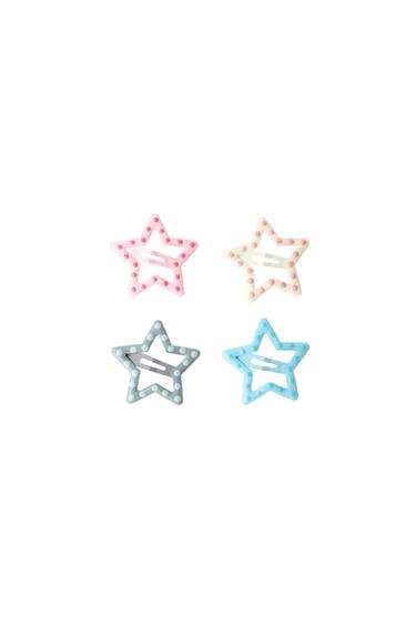 Набор из 4 заколок для волос «звезды в горошек»- Заказать в России