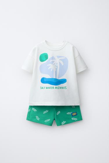 Zara 2-6 лет/пижама с принтом «пальмы» купить с доставкой.