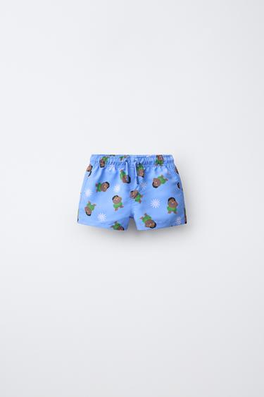 Zara 2–6 лет/ плавки-бермуды с принтом MAUI VAIANA © DISNEY