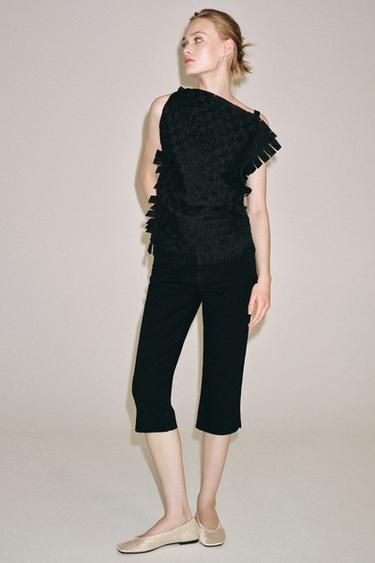 Zara Плетеные балетки купить с доставкой.