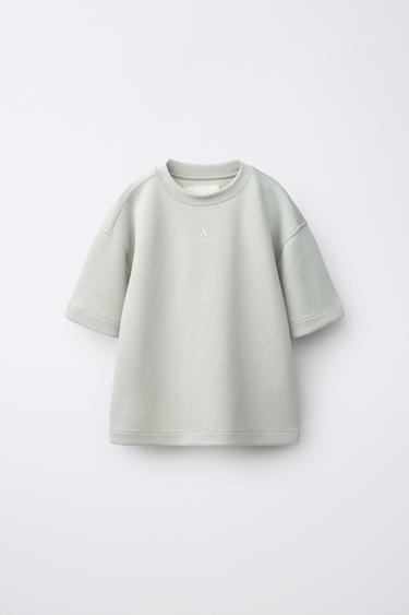 Zara Футболка с надписью SPORTY купить с доставкой.