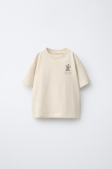 Zara Футболка с вышивкой черепахи
