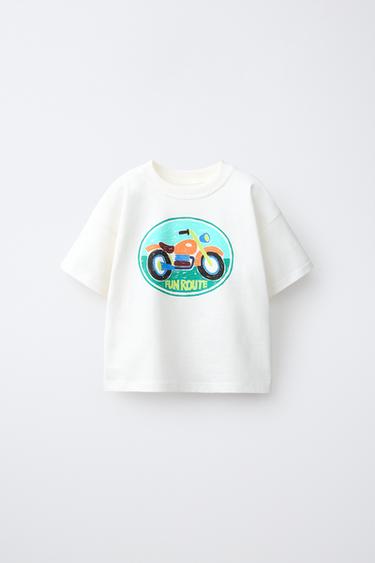 Zara Футболка с принтом