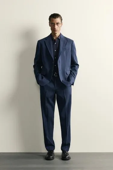 Костюмный блейзер Regular Fit изо льна и шерсти