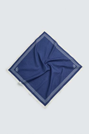Zara Бандана с текстовым принтом