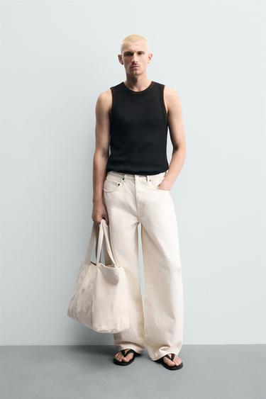Zara Майка из ажурного трикотажа