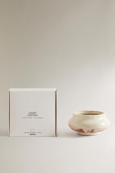 Ароматическая свеча light cotton (200 г)