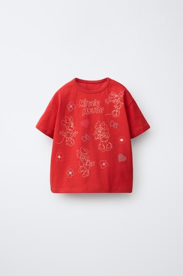 Zara Футболка минни маус © DISNEY купить с доставкой.
