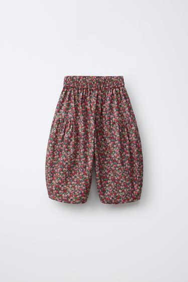 Zara Брюки-шаровары с цветочным принтом из ткани LIBERTY