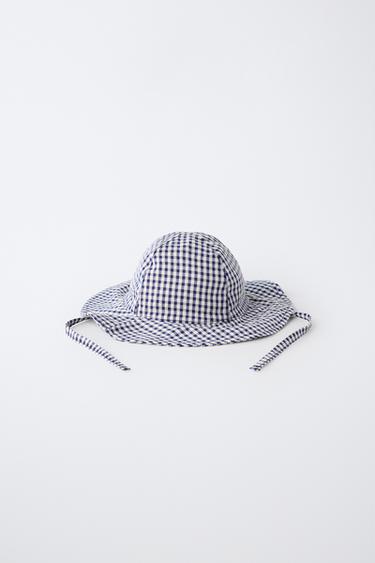 Zara Кепка в клетку гингем