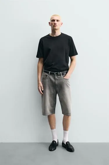 Джинсовые шорты Loose Fit- Заказать в России