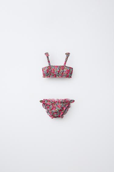 Zara 2-6 лет/ бикини с цветочным принтом MADE WITH LIBERTY FABRIC