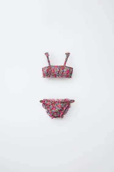 2-6 лет/ бикини с цветочным принтом Made With Liberty Fabric- Заказать в России