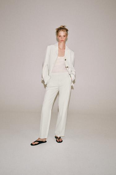 Zara Брюки из смесового льна — коллекция ZARA «ZW»