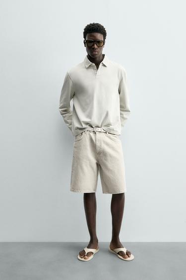 Zara Джинсовые шорты стандартной посадки