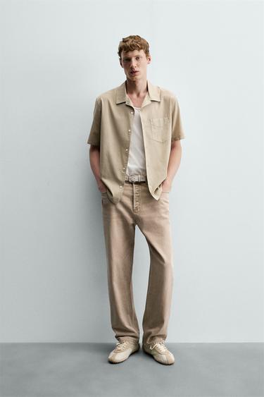 Zara Рубашка из хлопковой вуали