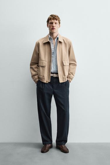 Брюки Relaxed Fit из конопли и хлопка