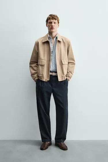 Брюки Relaxed Fit из конопли и хлопка