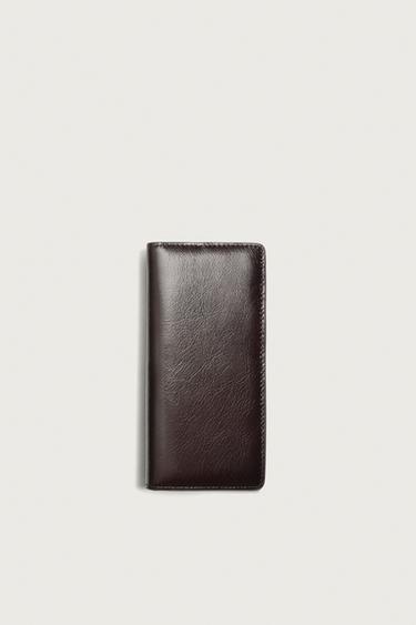 Zara Кожаный кошелек XL