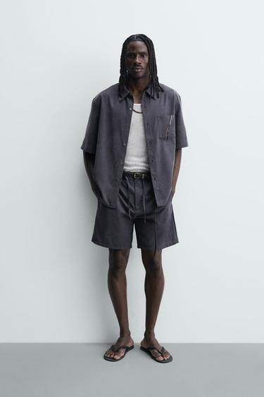Zara Струящиеся шорты купить с доставкой.