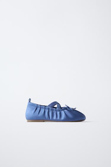 Zara Атласные балетки купить с доставкой.