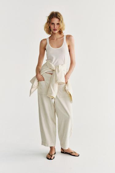 Zara Брюки BARREL — ZW COLLECTION