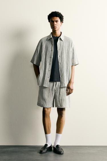 Шорты Relaxed Fit с рельефной фактурой