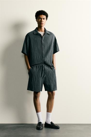 Шорты Relaxed Fit с рельефной текстурой