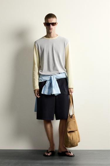 Футболка Relaxed Fit Color Block- Заказать в России