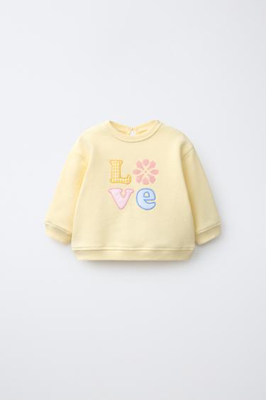 Zara Толстовка с вышивкой