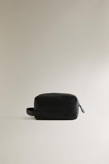 Zara Кожаная косметичка