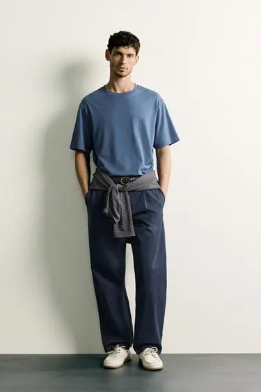 Брюки чинос Straight Fit со складками