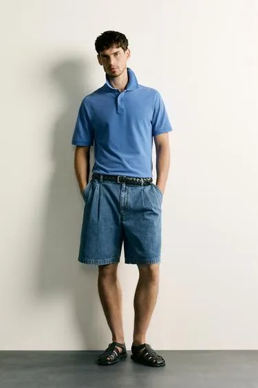 Поло PIQUÉ из вареного хлопка Regular Fit