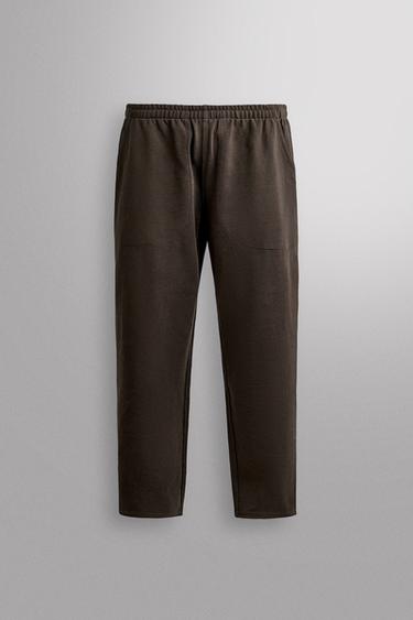 Zara Джоггеры свободного кроя из плотной ткани