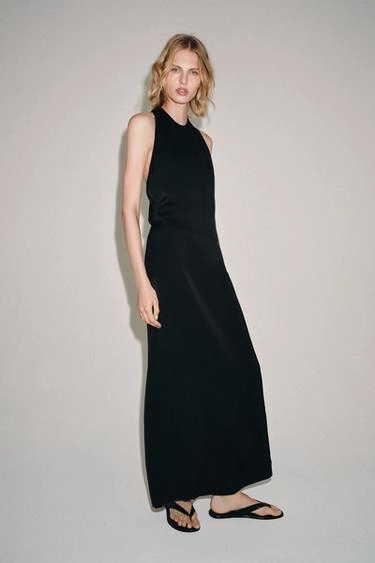 Атласное платье — коллекция Zara «Zw»- Заказать в России