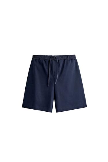 Zara Шорты-джоггеры с комбинированным поясом