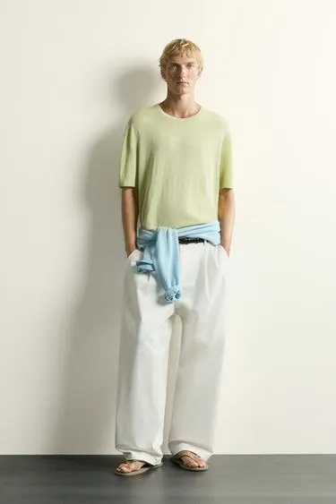 Футболка из легкого трикотажа Relaxed Fit