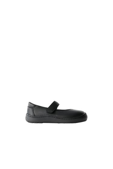 Zara Кожаные балетки-босоножки