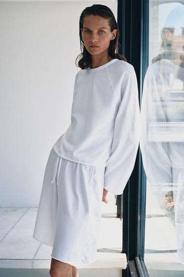 Zara Футболка с рукавами реглан