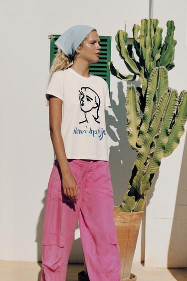 Zara Бандана с цветочной вышивкой