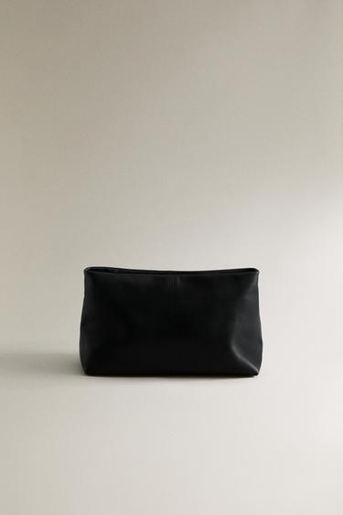 Zara Кожаная косметичка