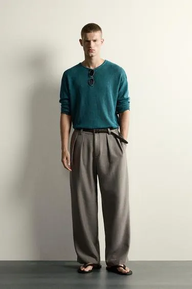 Свитер Relaxed Fit из 100% конопляного волокна- Заказать в России