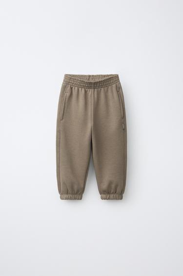 Zara Однотонные брюки-джоггеры