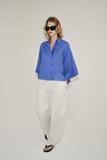 Zara Рубашка в клетку — коллекция ZARA «ZW»