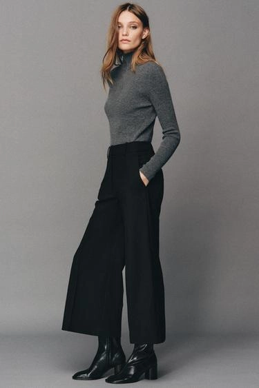 Укороченные брюки — коллекция Zara «Zw»- Заказать в России