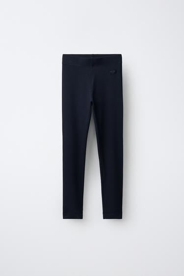 Zara Легинсы в рубчик с этикеткой