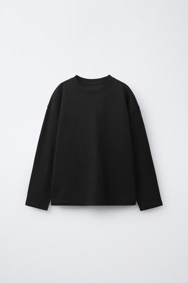 Zara Однотонный лонгслив