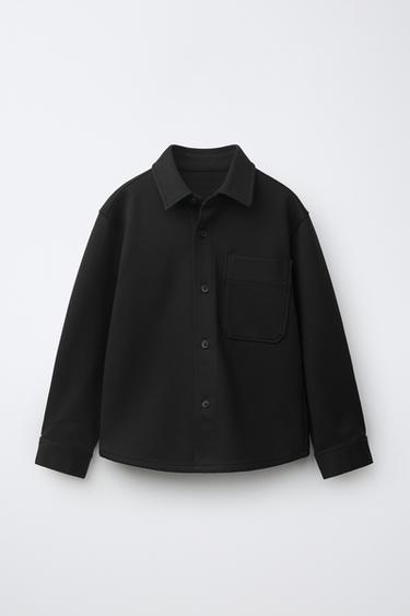Zara Куртка-рубашка с карманом