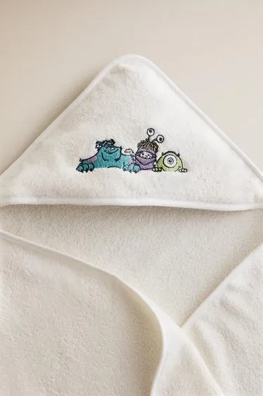 Детское полотенце с капюшоном monsters, inc.